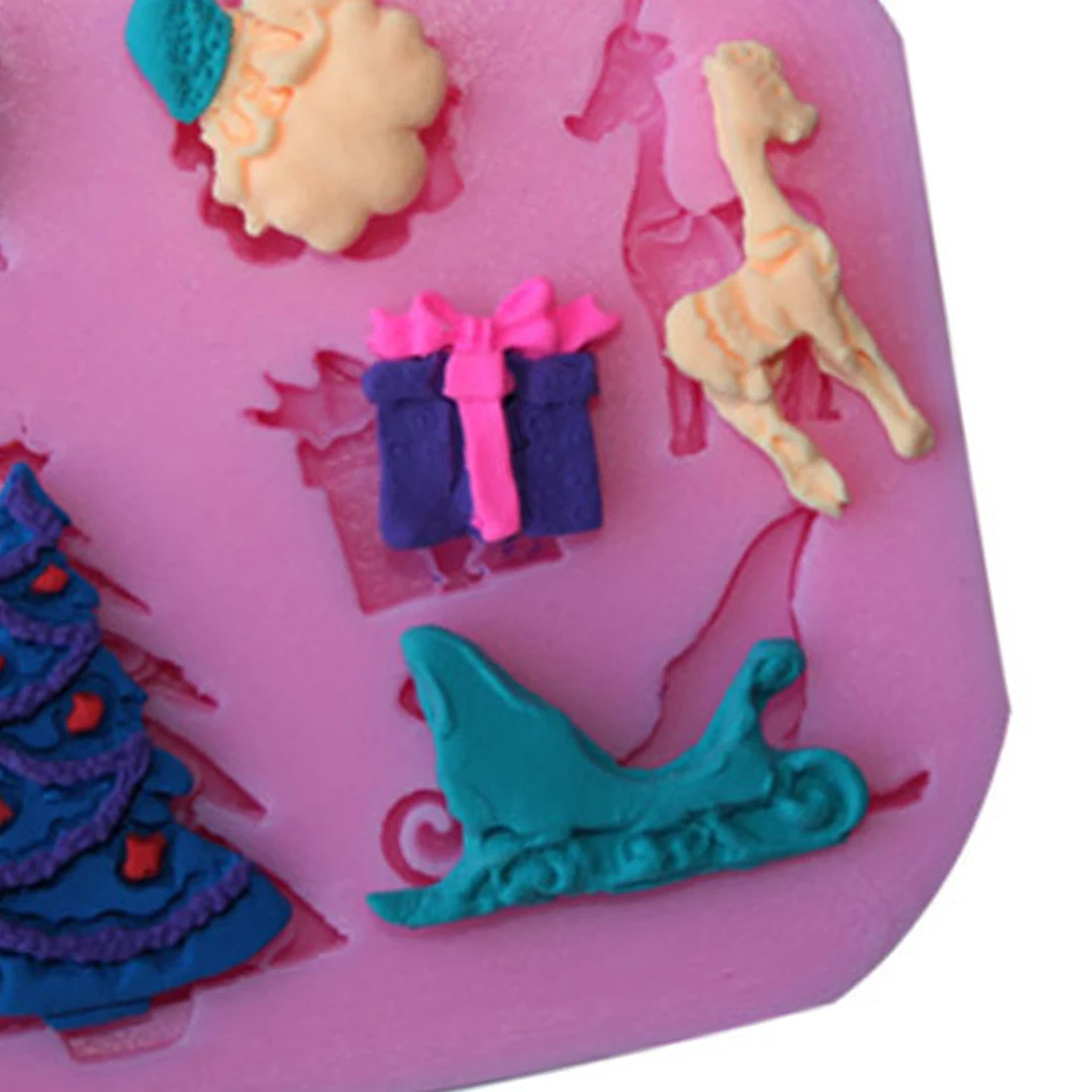 Рождественская елка олень Санта Клаус инструменты для украшения тортов из