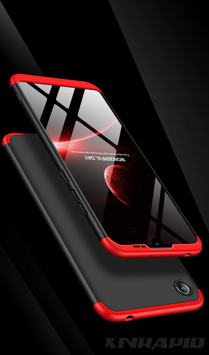 Чехол для Honor 8A Pro, чехол 360, полная защита, ударопрочный, матовый, твердый, поликарбонат, чехол для huawei Honor 8A Play, чехол