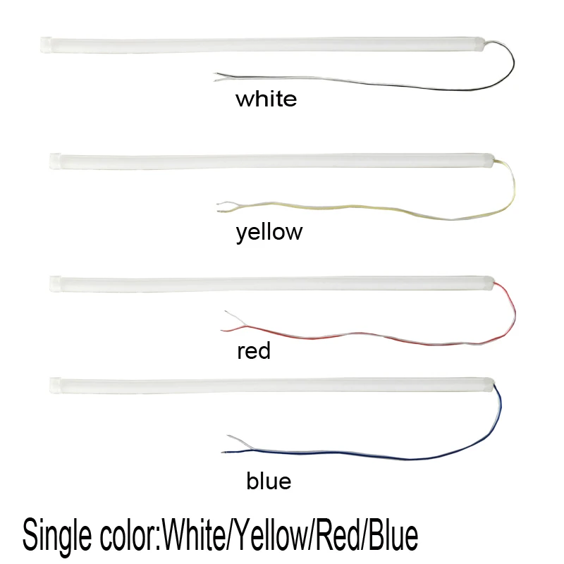 2 шт. 30 см DRL гибкий светодиодный трубка Газа Стиль Габаритные огни Tear полосы фар