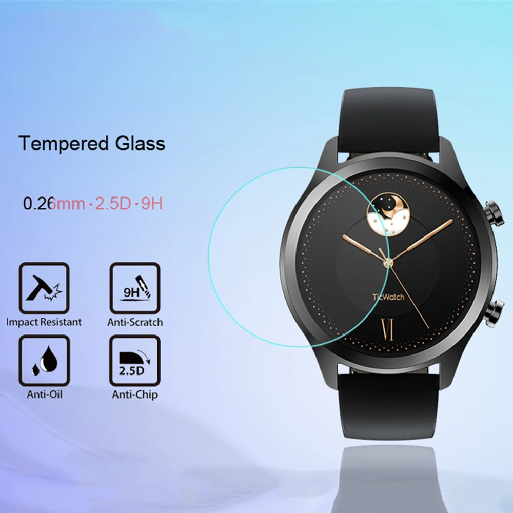 Защита экрана из закаленного стекла для часов Ticwatch 1 2 Pro E E2 S S2 C2 защитная пленка 9H