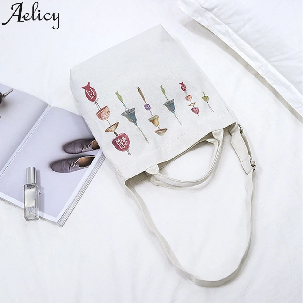 Aelicy модная пляжная сумка с рисунком кошек для покупок через плечо плечевая сумка-шоппер сумка холщовая