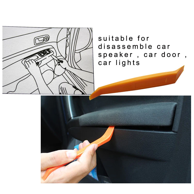 Профессиональный инструмент для отделки салона автомобиля 4 шт./компл. |