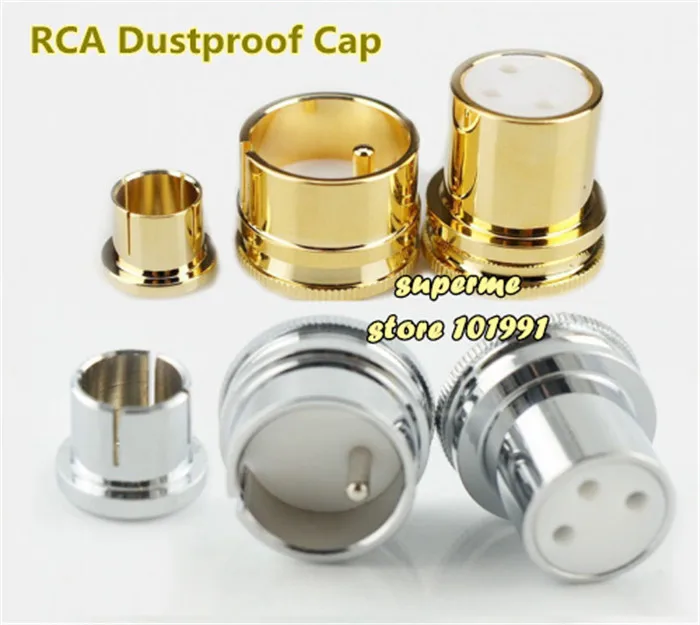 DEBROGLIE 2 шт позолоченный родиевый xlr колпачок RCA Lotus крышка экранированный чехол