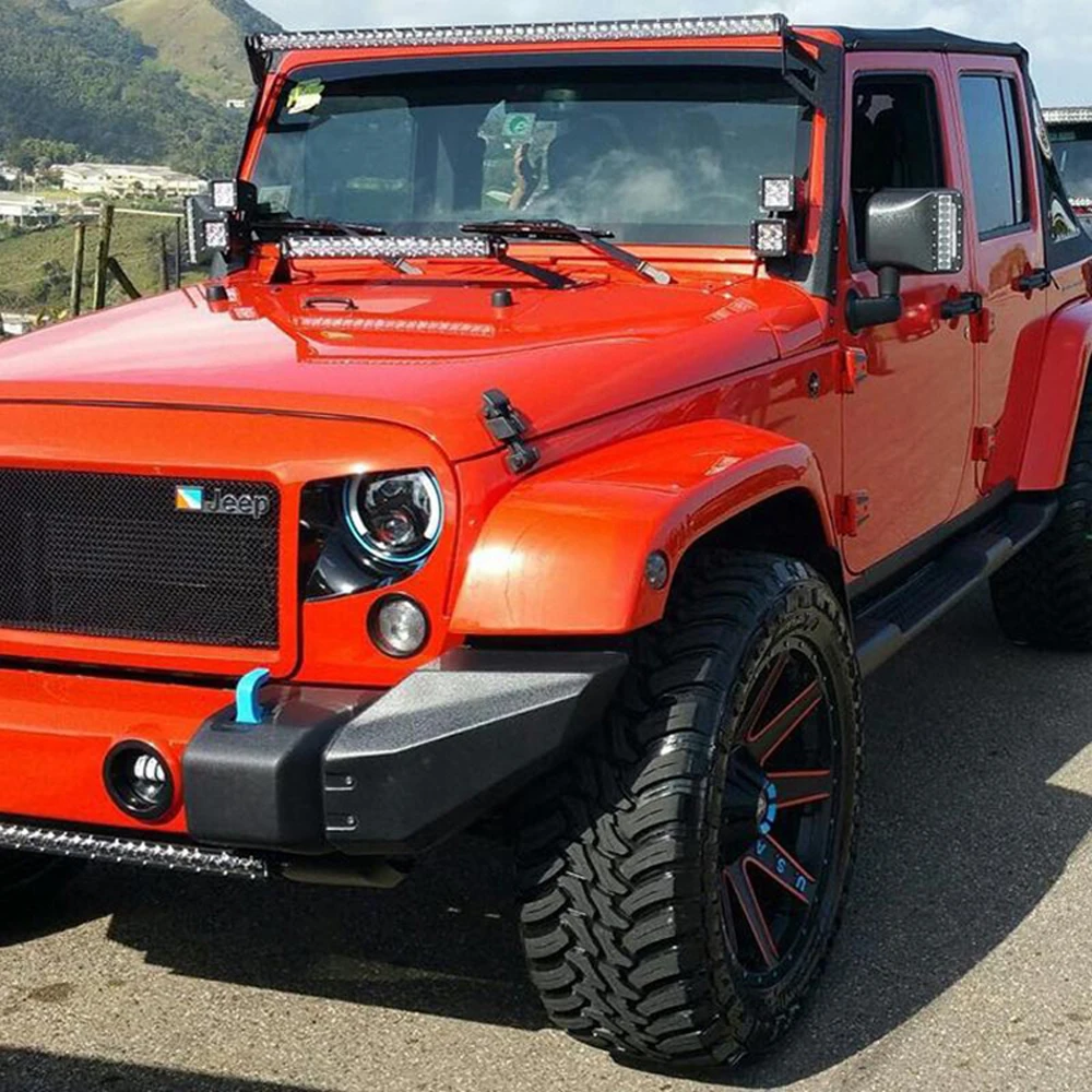 

6D Lens 10 - 52 inch LED Bar Single Row Led Light Bar for 4x4 Offroad Off road 4WD Truck ATV 12V 24V Trailer Work Lights