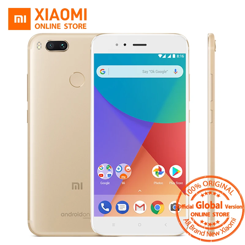 Глобальная версия Xiaomi mi A1 мобильный телефон 4 ГБ 32 Восьмиядерный процессор Snapdragon