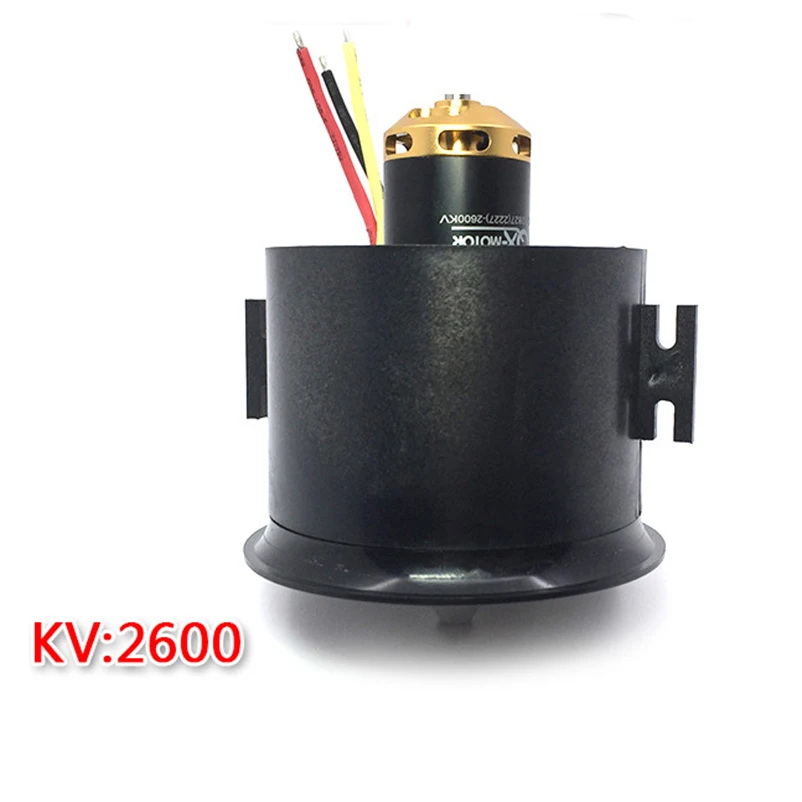 QX MOTOR бесщеточный двигатель 12 EDF воздуховод 4S QF2827 2600KV 70 мм для самолета F22137|brushless