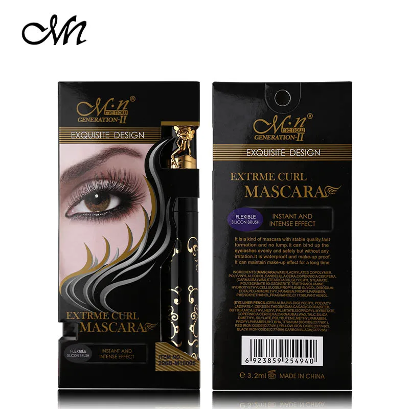 3 шт. Черная 3D тушь для ресниц водостойкая Rimel подводка глаз макияж удлиненная