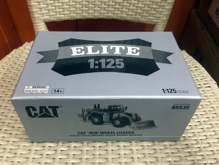 Редкая! Гусеница Cat 994K колесный погрузчик Elite 1/125 масштабная металлическая модель бренд diecast masters DM85535