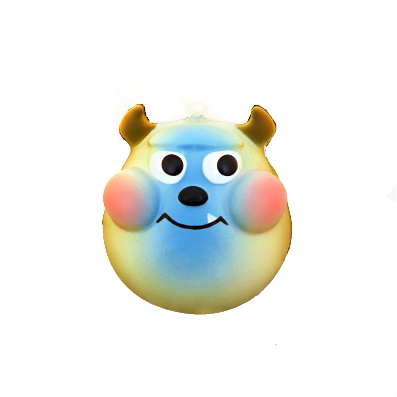 Kuutti мягкий кавайный аниме животное мультфильм Медведь Тигр медленно поднимающийся мягкий милый маленький телефон Шарм мягкий шарик ремешок с биркой