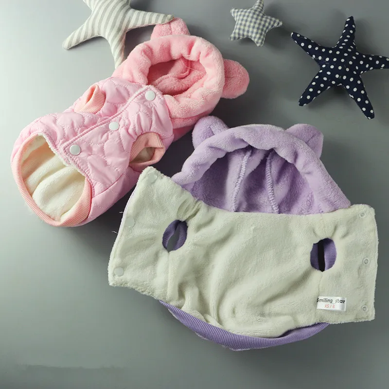 Высокое качество теплая одежда для собак зимняя Милая верхняя одежда для питомца куртка Чихуахуа Пудель Бишон Мопс одежда, товары для домашних животных
