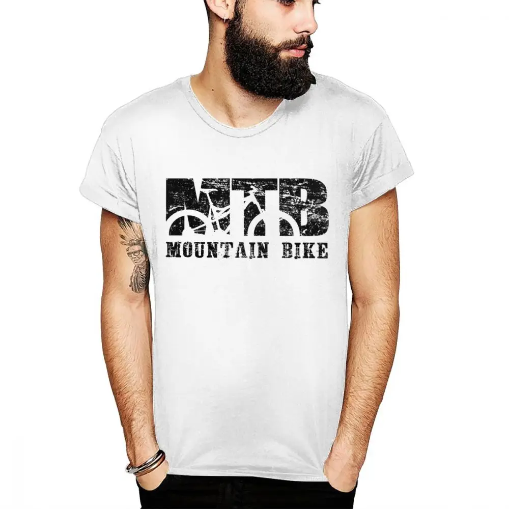 

100% хлопковая футболка для горного велосипеда, Винтажная футболка для горного велосипеда, для мужчин, футболка на заказ, пародия, дизайн, кла...