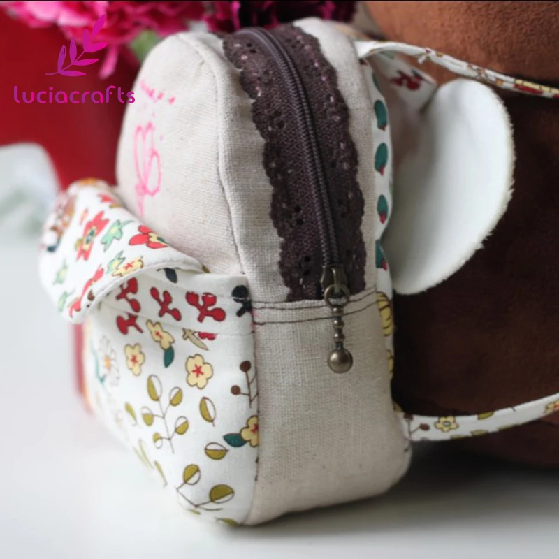 Lucia crafts 10 шт 40 см случайные; смешанные; нейлоновые кружева ткань тяговое кольцо молнии DIY ручной пошив сумки аксессуары для одежды J0403