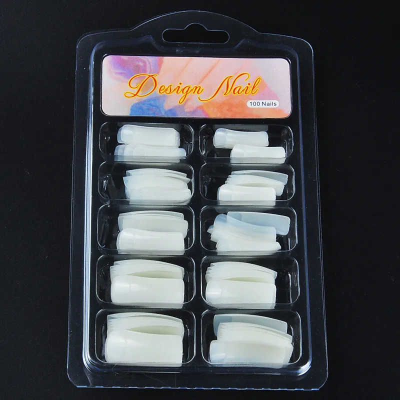 Addfavor 100 искусственные ногти для французского маникюра наращивание ногтей своими