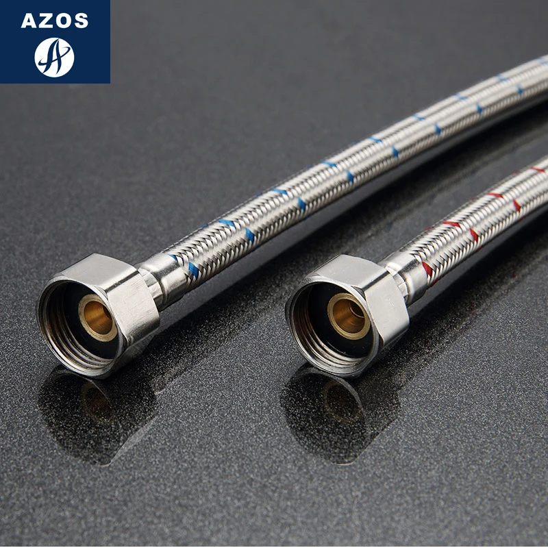 Azos Basin faucet Pull-out Wash Brass Chrome Cold and Hot Switch Rotatable Bathroom Above Counter Bathhouse Round CL | Обустройство