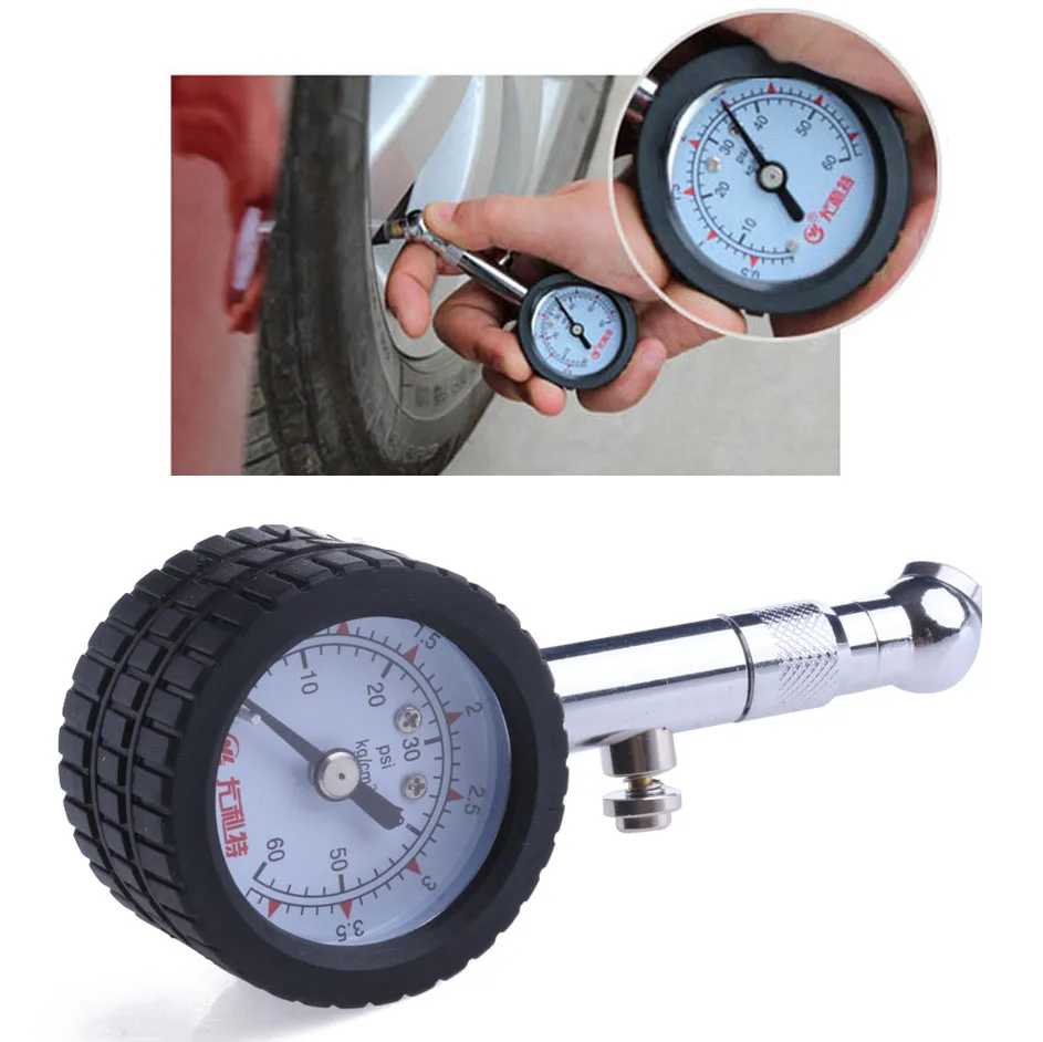 

Манометр для автомобильных шин, 0-60 psi