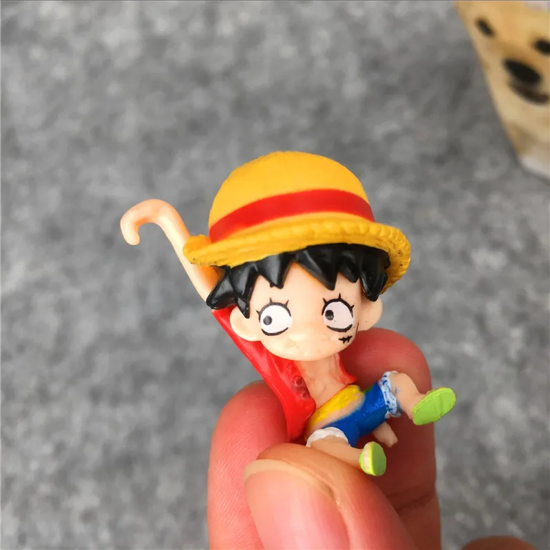 5 шт./компл. аниме мультфильм One Lufy Piece Zoro нами и Чоппер Sanji Kawai орнамент чаши