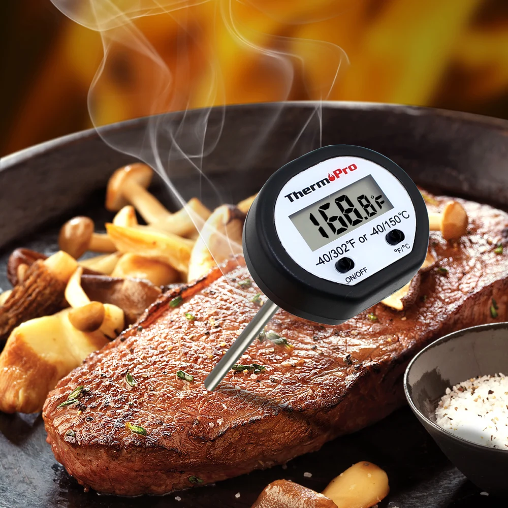 ThermoPro TP01 термометр для быстрого чтения мяса и еды кухни приготовления птицы гриль