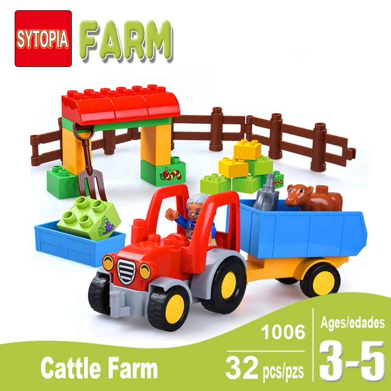 Конструктор Sytopia для крупного рогатого скота развивающая игрушка детей большие