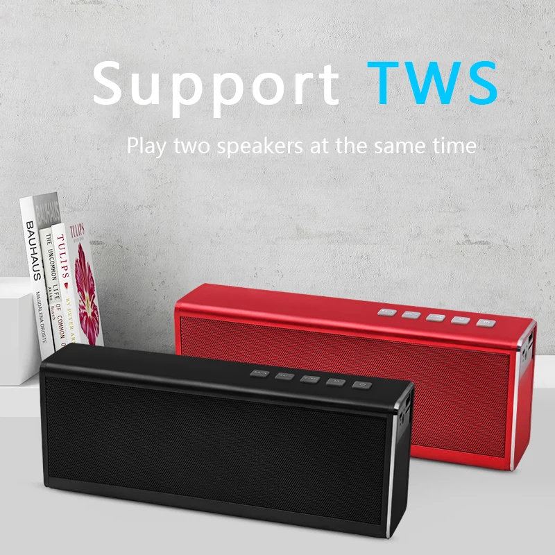 TWS Портативный беспроводной Bluetooth динамик 3D стерео большой мощности 20 Вт