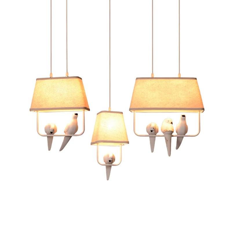 Ретро люстра в виде птичьей клетки для столовой спальни кухни островка лампа