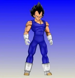 Бумажная модель аниме фигурки Z Vegeta завершенные 30 см высотой 3D бумажные