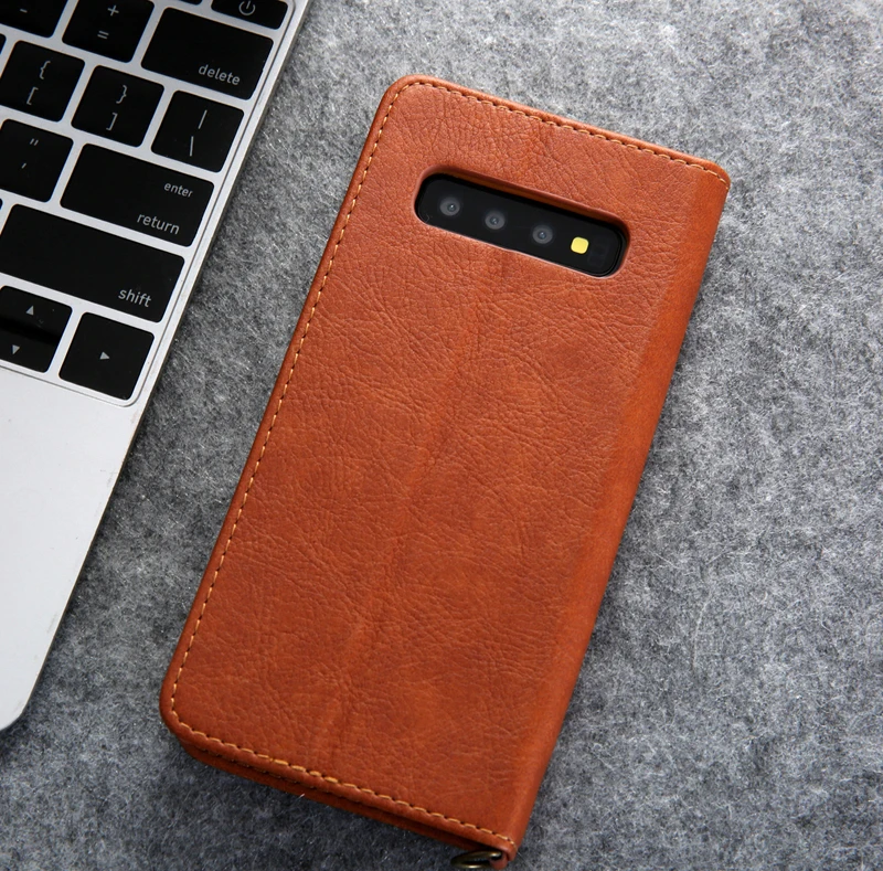 Чехол-кошелек для samsung Galaxy S10, многофункциональный флип-чехол с подставкой для карт, чехол для смартфона samsung S10 Plus, полный защитный чехол