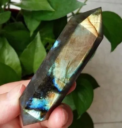 YM 325 Natural Labradorite Crystal Rough Polished Madagascar | Дом и сад