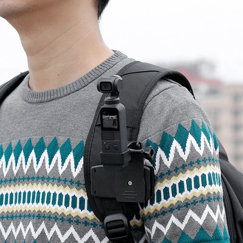 Карманный ручной универсальный стабилизатор Osmo с зажимом для рюкзака DJI OSMO