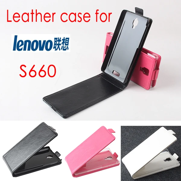 Чехол книжка для lenovo S660 бумажник из искусственной кожи чехол с подставкой и