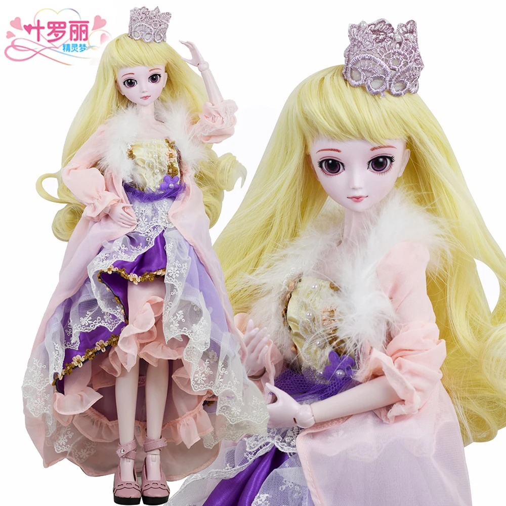 18 &quotНочная Лолита 1/4 BJD кукла 45 см шарнирных кукол фиолетовая игрушка принцессы