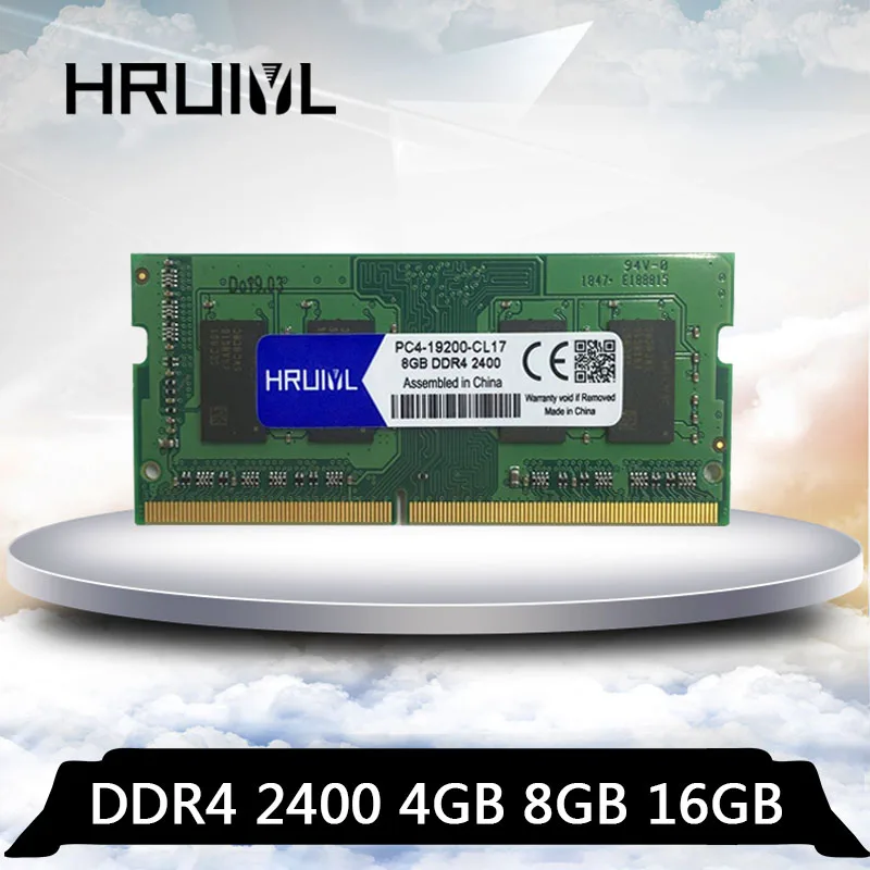 HRUIYL DDR4 8 ГБ, 16 ГБ, 4 Гб, 2400 МГц ОЗУ для фонарей памяти, фонарик DDR 4 2400 МГц, 16 ГБ, 8 ГБ, 4 Гб, PC4 19200 SoDIMM