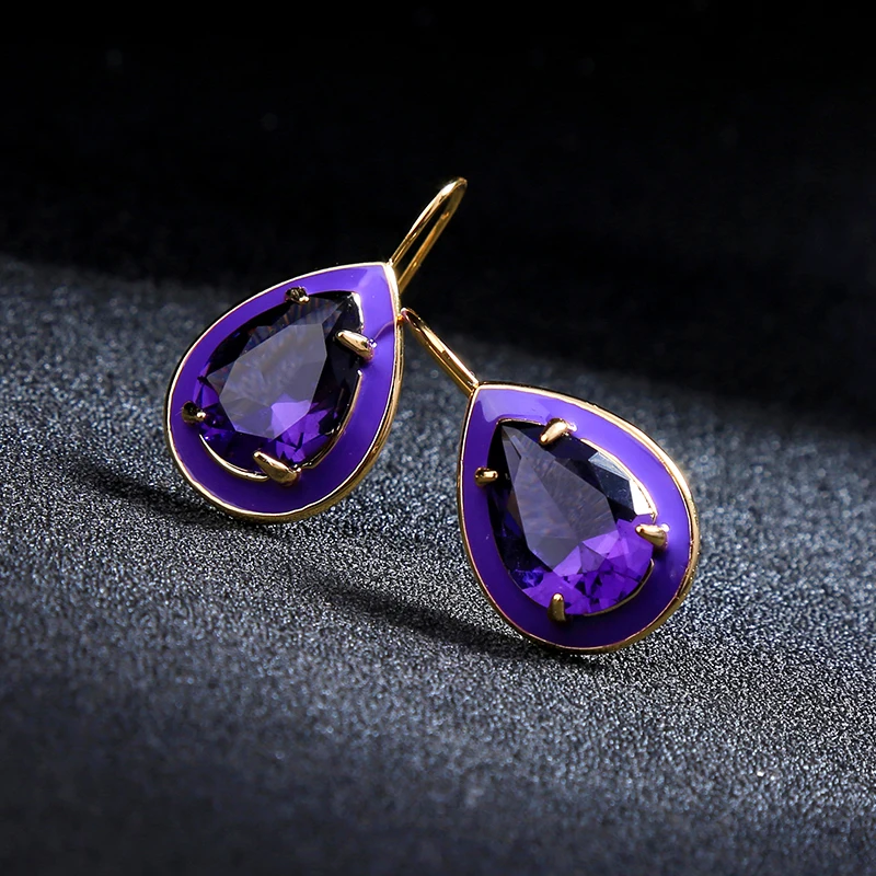 Модные Винтажные крошечные серьги для женщин очаровательные серьги-капли с