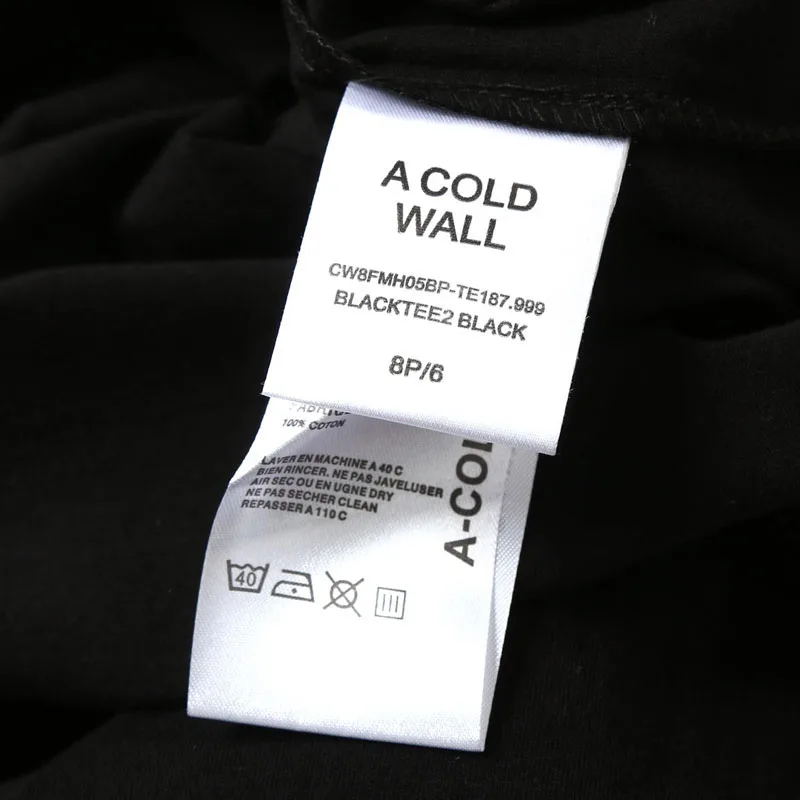 19SS новая уличная A-COLD-WALL ACW Футболка Летний геометрический текстильный Принт футболки хлопок Мода A-COLD-WALL футболка