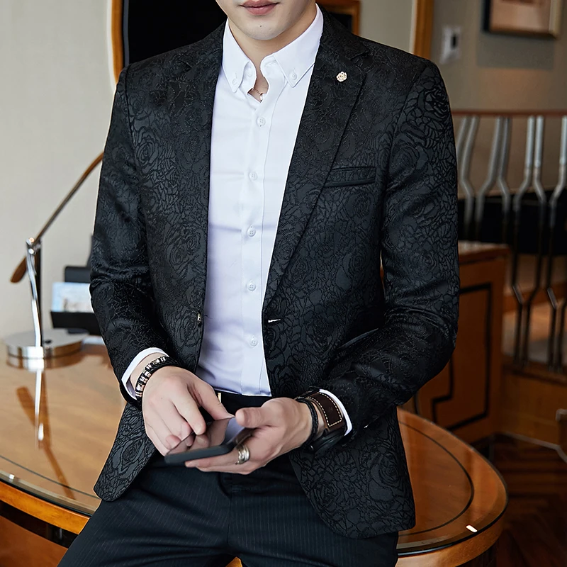 Стильный Блейзер Деловой Повседневный праздничный Свадебный костюм пальто