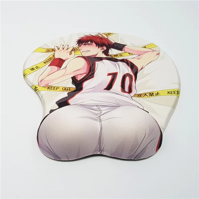 Коврик для мыши в стиле аниме мультяшный куроко Кагами тайга запястье большой