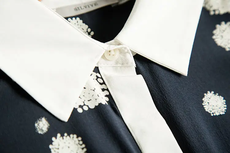 Женское длинное платье 100% натуральное шелковое с поясом темно синего цвета без