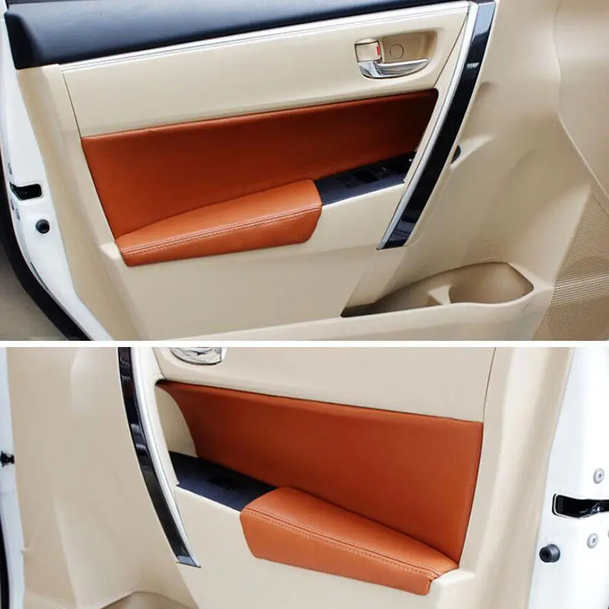 Подходит для Toyota Corolla 2013 2018 подлокотник межкомнатной двери ручка панель из