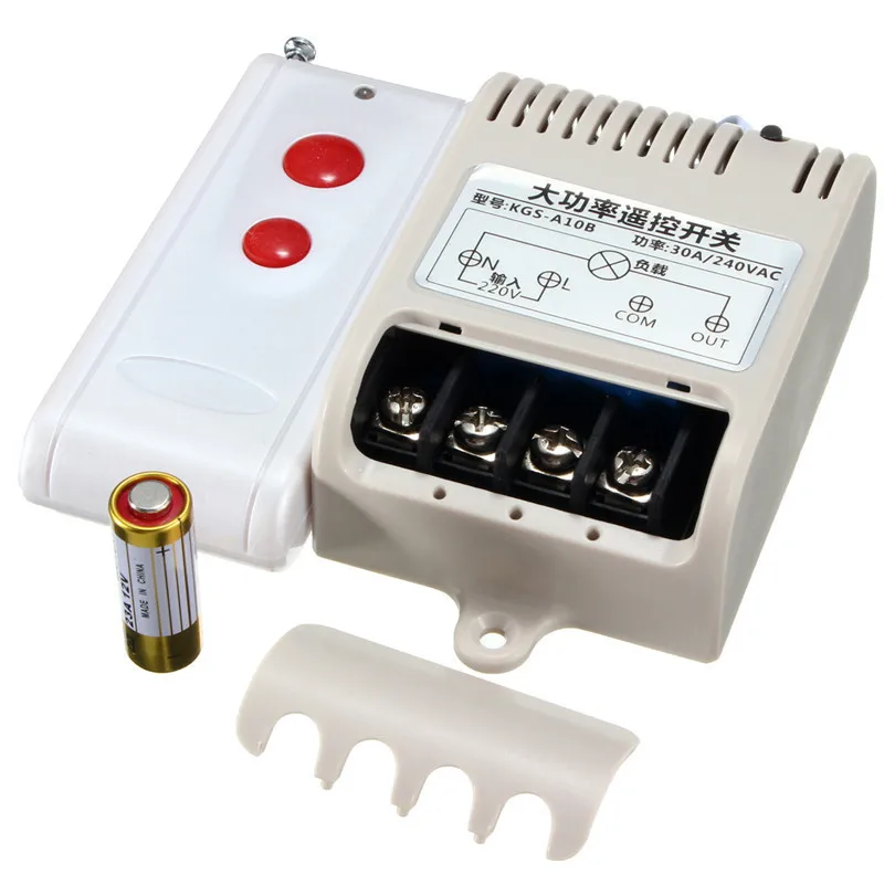 AC220V Far Distance High Power 30A Relay RF Wireless Remote Control Switch | Игрушки и хобби
