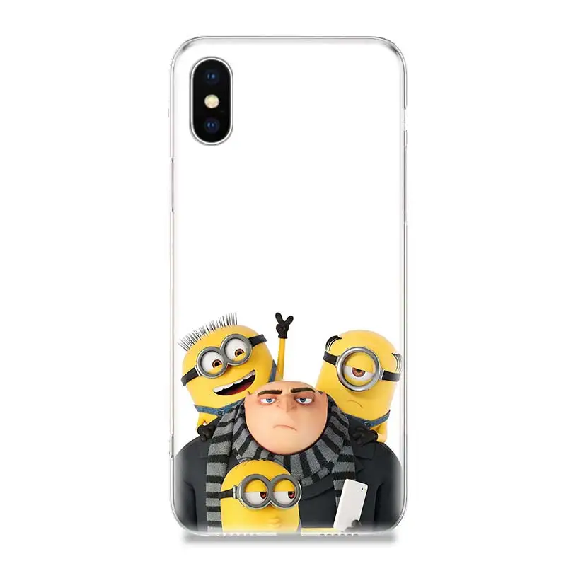 Миньоны Гру Agnes силиконовый чехол для телефона iPhone 7 8 6 6S Plus X 10 Ten 9 XS MAX XR 5 5S SE