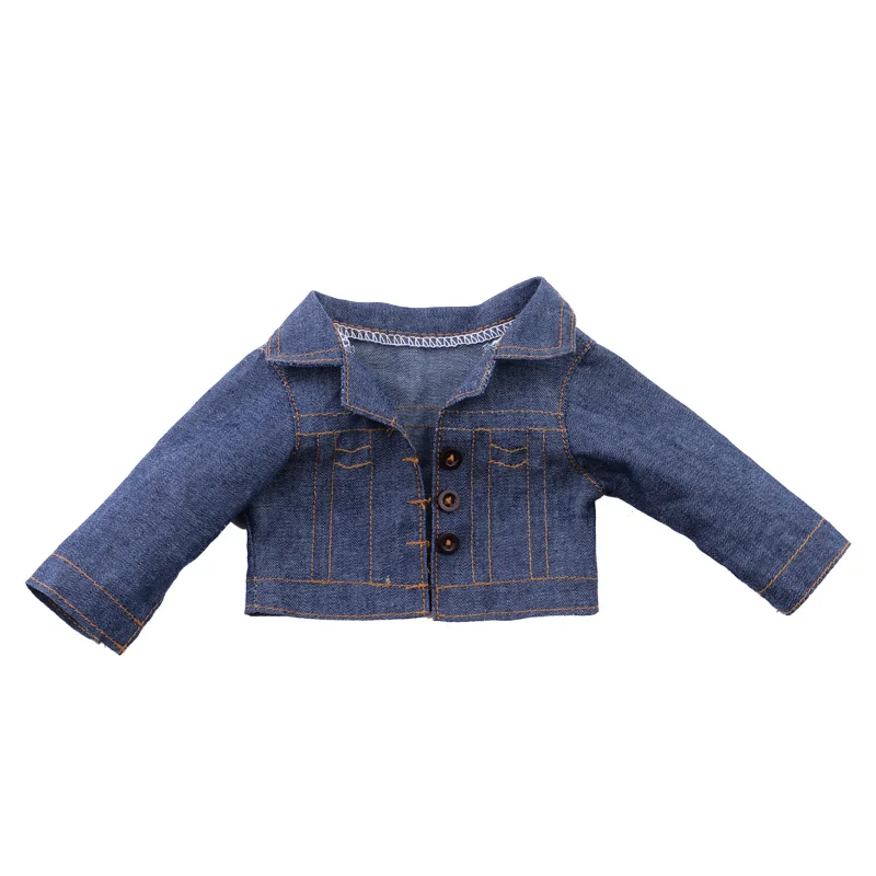 Новая Горячая Кукла Одежда для 18-дюймовой куклы 5 предметов костюм джинсовый