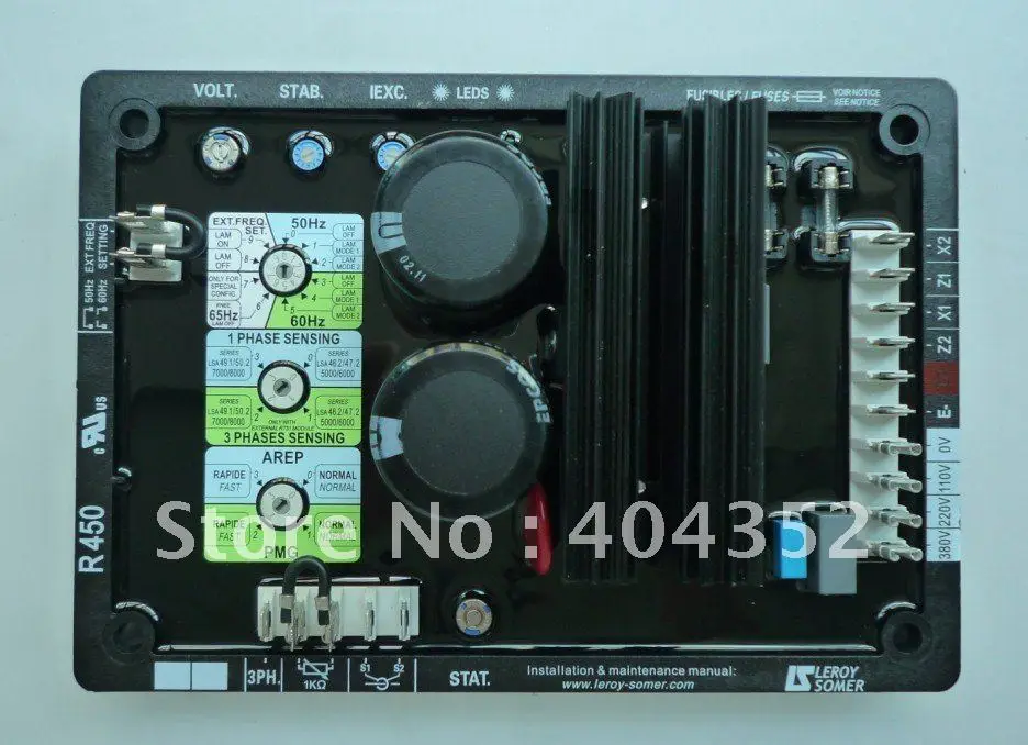 

Автоматический регулятор напряжения AVR R450, Быстрая и бесплатная доставка