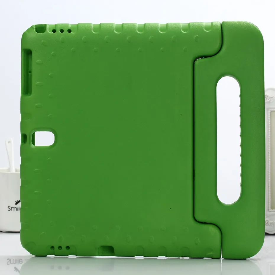 Чехол для samsung Galaxy Tab S, 10,5 дюймов, T800, T801, T805, ручная работа, полный корпус, для детей, безопасный, EVA, SM-T800, чехол для планшета - Цвет: Зеленый