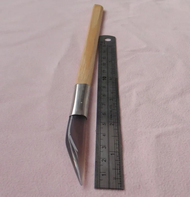 Инструмент для полировки ювелирных изделий ручного агатовый нож золота |