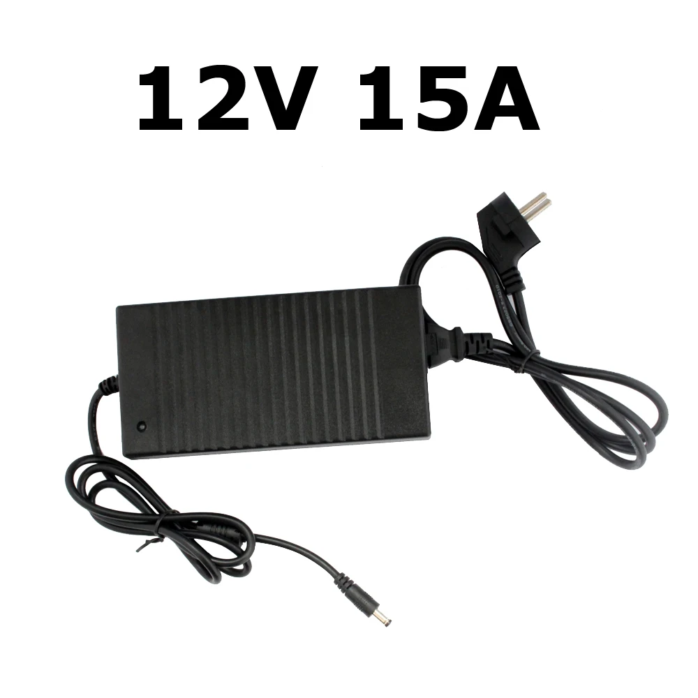 DC 12 V источник питания 1A 2A 3A 4A 5A 6A 8A 10A 15A светодиодный переключатель трансформатора переменного тока 110V 220V до 12 V Светодиодная лента адаптер питания - Цвет: 12V 15A