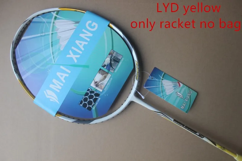 yellow no bag Меч храбрости LYD ракетки для бадминтона high-end nano углерода BS-LYD ракетка для бадминтона - Цвет: yellow no bag