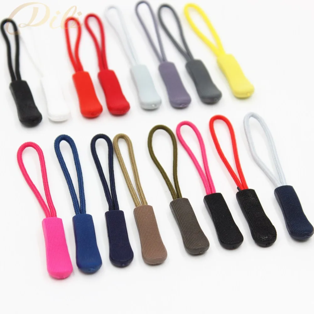 500 шт. наконечники для шнура на молнии из ПВХ|zip cord|zipper pull cordpull cord |