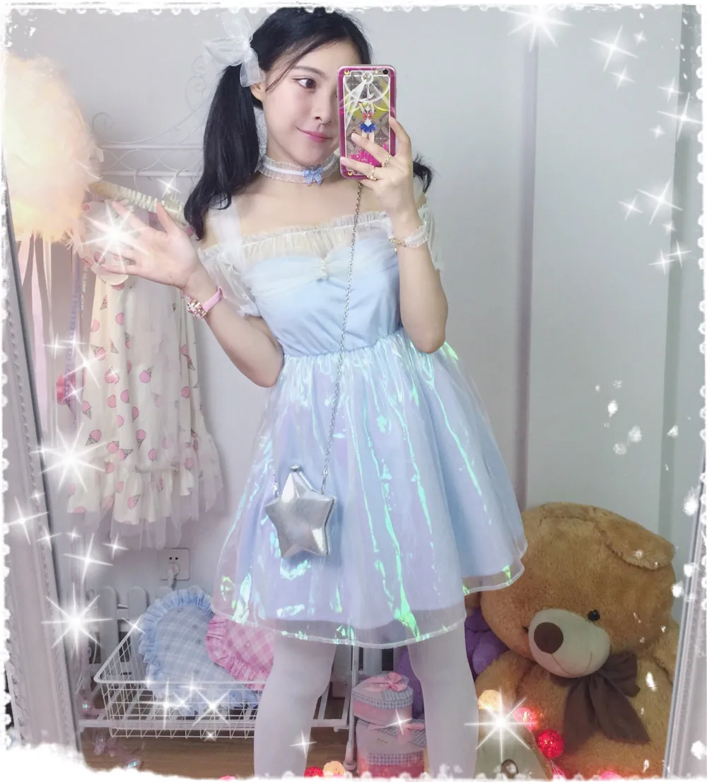 Платье принцессы Эльзы из аниме Fro-zen адаптированное повседневное милое летнее