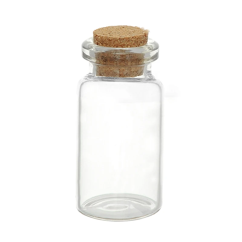 5 PCs Glass Bottle With Wood Cork Wishing DIY Crafts home Decoration Seaside Drift | Дом и сад