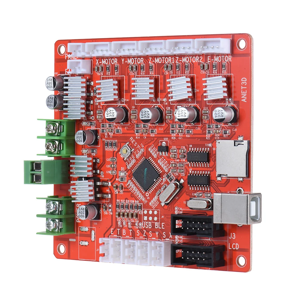 Anet A1284-Base Управление материнской платы Материнская плата для Anet A8 DIY самостоятельной сборки 3D настольный принтер