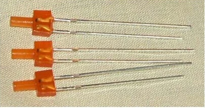 

100pcs/lot Diffused 2mm orange led diode